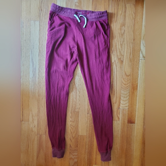 Pact organic red waffle joggers size xs - Picture 2 of 4